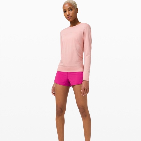 ❤️ Lululemon Speed Up Low-Rise Lined Short 2.5" Ripened Raspberry Pink NWT - Picture 2 of 9